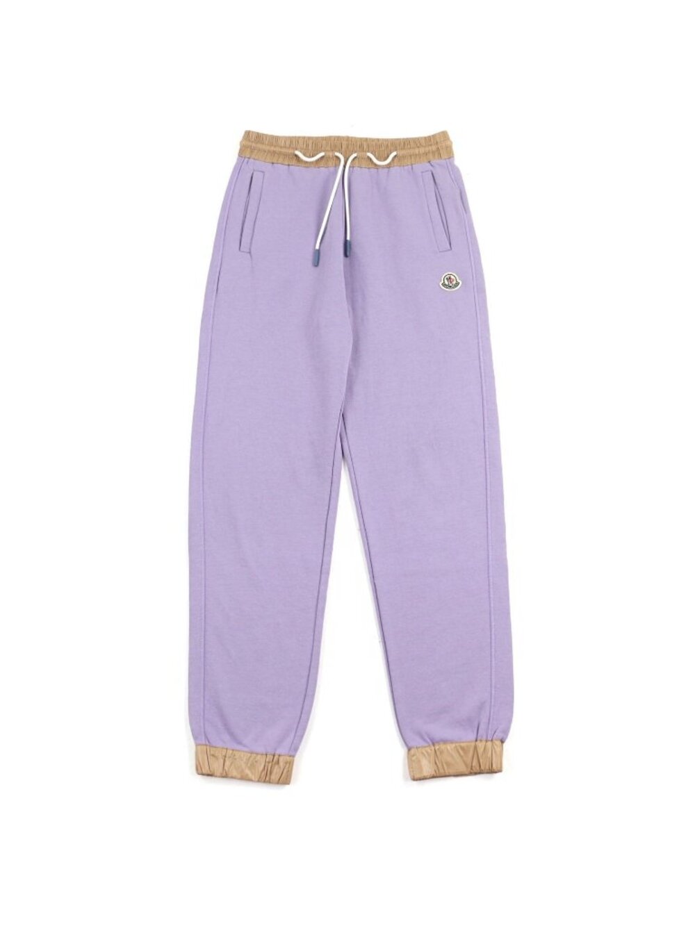 Moncler Logo Patch Drawstring Contrast Trim Sweatpants Pants